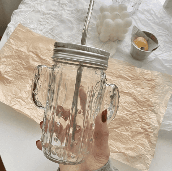 Cheap price clear glass mug 12oz