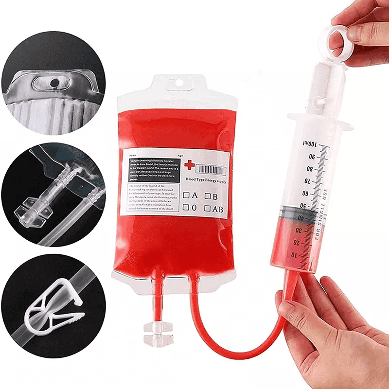 Wholesale Blood Bags Halloween Party Vampire